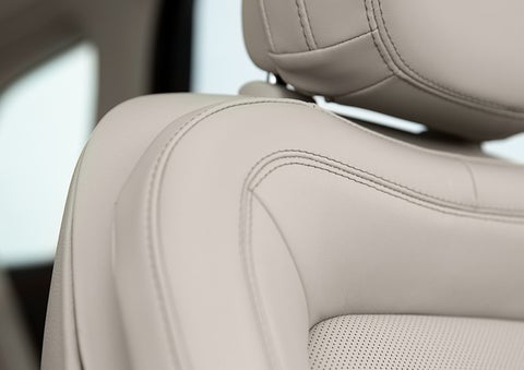 Fine craftsmanship is shown through a detailed image of front-seat stitching. | Casa Lincoln in El Paso TX