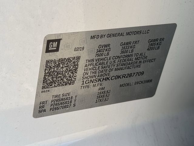 2019 Chevrolet Suburban LT