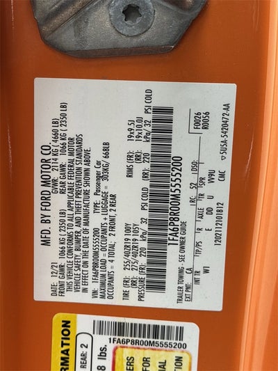 2021 Ford Mustang Mach 1