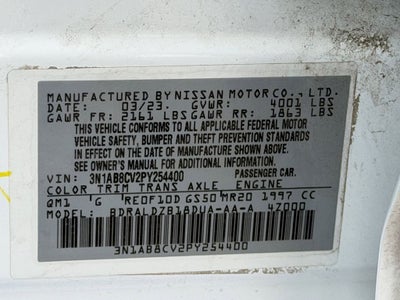 2023 Nissan Sentra SV