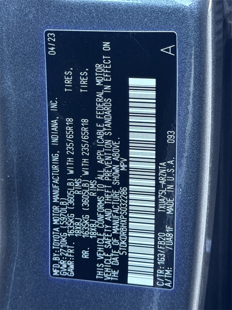 2023 Toyota Highlander LE