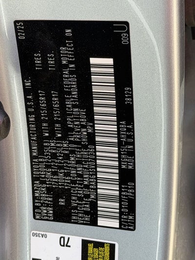 2025 Toyota Corolla Cross Hybrid S