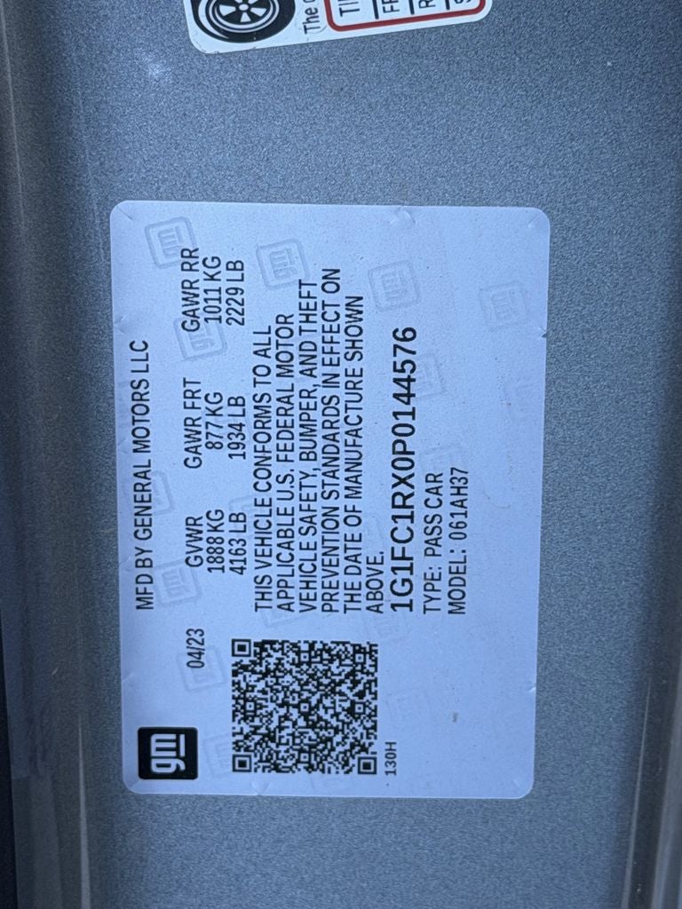 2023 Chevrolet Camaro RWD Coupe 2LT