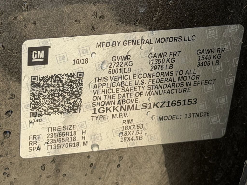 2019 GMC Acadia SLT-1
