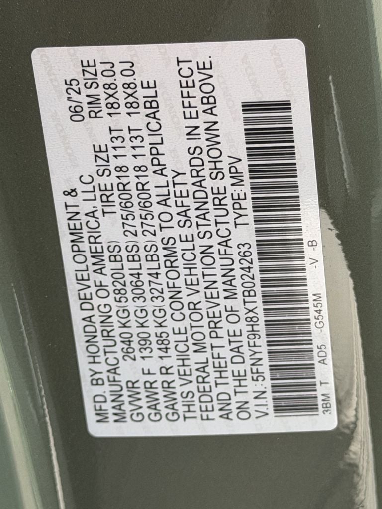 2026 Honda Passport AWD TrailSport Elite