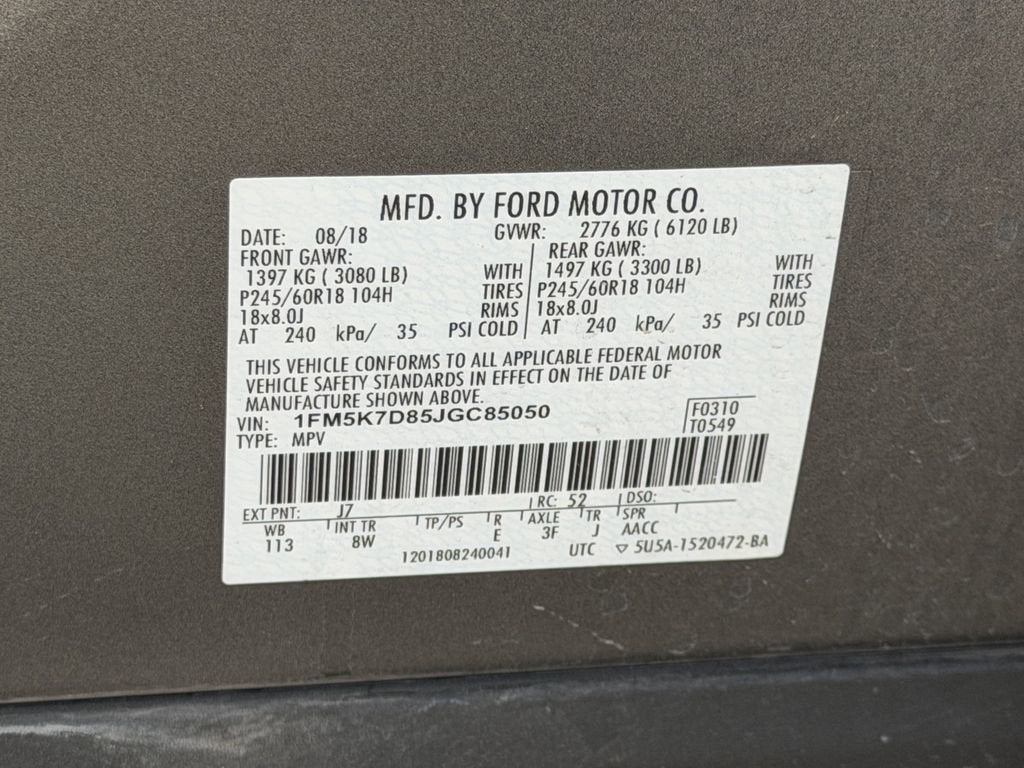 2018 Ford Explorer XLT