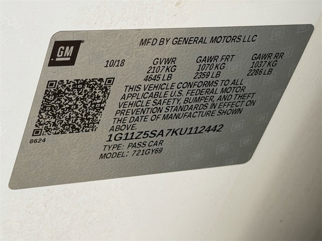 2019 Chevrolet Impala LT