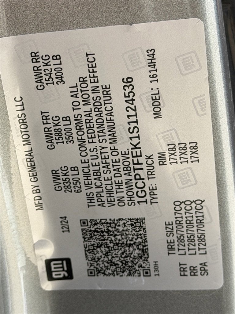 2025 Chevrolet Colorado ZR2