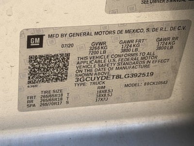 2020 Chevrolet Silverado 1500 LT