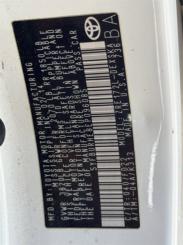 2014 Toyota Corolla L